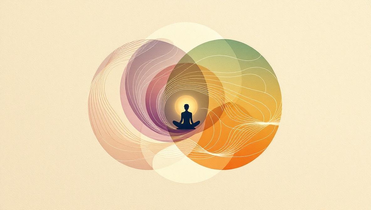 Illustration showing two complementary approaches — mind-based and energy-based — meeting at a central point